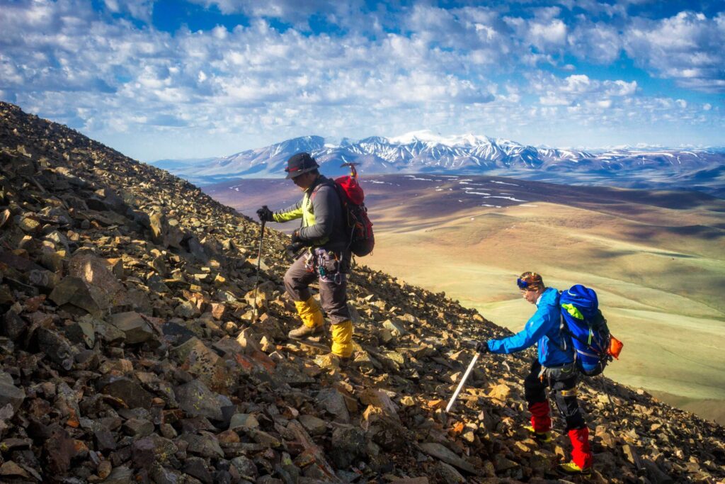 Hiking in Mongolia