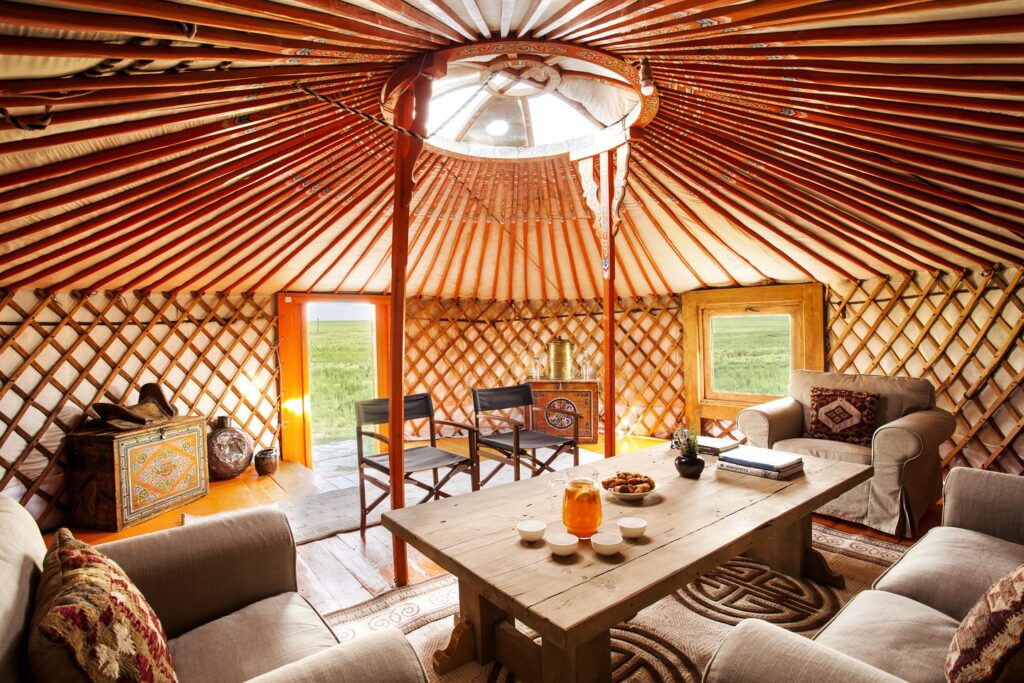 Glamping in Mongolia